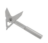 Pumixiy Centering Edge Finder Milling Machine Pipe Divider Round Bar Leveling Device 10-120mm Diameter Stainless Steel Drilling Tool Workpiece Center Point Locator(Leveler)
