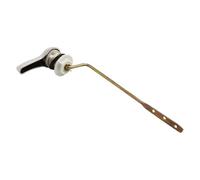 Pumixiy Chrome Toilet Tank Flush Lever Handle, Replacement Part, Front Side Mount Design, Bathroom Hardware Fixture, Modern Style, Home Improvement(2#)