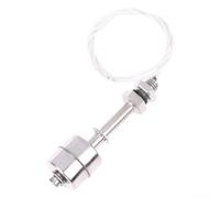 Pumixiy Controller Level Water Stainless Steel Float Switch for Tank Plus Monitoring Vertical Mount Alarm for Rising Level Falling Water Sensor(75MM)