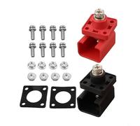 Pumixiy Copper Nickel Plated High Current Battery Terminal Block 200A Rated for Energy Storage Systems and Lithium Batteries with DC500V Capacity