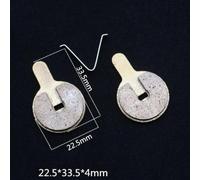 Pumixiy Disc Brake Pads, Mechanical Disc Brake Front and Rear Caliper for Mountain For Bike - Alloy Dual Drive Brake System with Copper Base Pads, 160mm Compatible