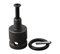 Pumixiy Drill Chuck Adaptor for Wrench Conversion, Male Screw 12.5mm with 12.7mm Hole, Durable Gray Alloy Steel Power Tool Connector(B)