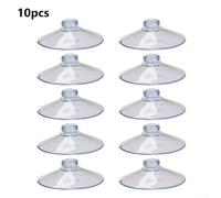 Pumixiy Extra Strong 55mm/50mm Round Suction Cups for Kitchen, Bathroom, Glass and Wall Mounting - Clear PVC Plastic Hooks, Reusable Transparent Suckers and(10pcs 5cm)