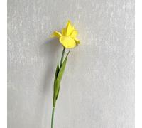 Pumixiy Fake Silk Artificial Iris Flowers Plant for Wedding Decorations, Home Décor and Special Events with Multiple Color Choices and Lifelike Appearance(Yellow)