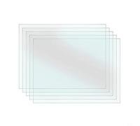 Pumixiy FEP Film for 3D Printing - 5PCS 0.15mm Transparent Release Sheet 220 * 320mm, High Light Transmittance & Heat Resistance to 205°C, Compatible with