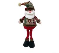 Pumixiy Festive Christmas Ornament with Adorable Snowman, Reindeer and Santa Figures - Soft Cloth Home Decor for Holiday Season Celebrations and Gifting(The Old People)