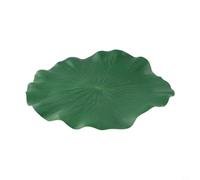 Pumixiy For EVA Artificial Floating Lotus Leaves for Aquarium Decoration, Realistic Fake Lily Pads in Various Sizes, Pool and Pond Decor Accessories for Indoor(28cm)