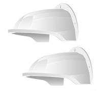 Pumixiy Installation Protective Cover Shield Weatherproof Rain and Dust Protection Shell Made of Abs Medium Toolfree Camera for Outdoor Security(2pcs)