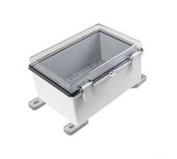 Pumixiy Ip66 Rated Water-repellent Electrical Enclosure Medium Outdoor Socket Protection Wall for Construction with Shockproof Mount Option Dustproof and Abs(290 * 190 * 140mm)
