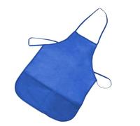 Pumixiy Kids Painting Apron Kids Art Aprons Toddler Cooking Apron Craft Smock With Pocket For Kitchen School Art Class Drawing Baking Activities(Blue)