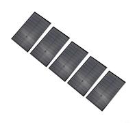 Pumixiy Lightweight DIY Solar Panel Charger 16w 55v Having 290ma Current Output for 37v5v Batteries Compact Lightweight Polysilicon Solar Cell for Ideal(5pcs)