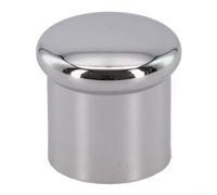 Pumixiy Modern Shower Diverter Handle Pull Cap Replacement Copper Bathroom Faucet Switch Water Flow Control Valve Cover Size 20X18mm Silver Finish(A)