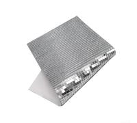 Pumixiy Mosaic Wall Stickers Set with Mirror Finish, Acrylic Tile Decal for Interior Decoration, DIY Ceiling or Wall Design, 1mm Thick(Silver)