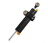 Pumixiy Motorcycle Shock Absorber Steering Stabilizer, Adjustable Damping System for Front Wheel Stability and Vibration Control(Black)