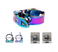 Pumixiy Mountain For Bike Quick Release Seatpost Clamp Aluminum Alloy For Ultra Light Weight 31.8mm and 34.9mm Colorful Cycling Accessory(31.8mm)