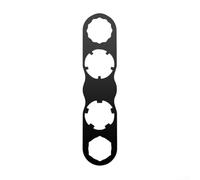 Pumixiy Multi-Function Bicycle Pedal Wrench, TC4 Titanium Maintenance Tool, Lightweight Installation Spanner, For Look For Keo System, Bike Tool(Black)