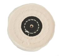 Pumixiy Multi-Size Cloth Polishing Wheel For Grinder Buffer 2-8 Inch White Buffing Pad For Metal Wood Plastic Ceramic Glass Jewellery Polishing