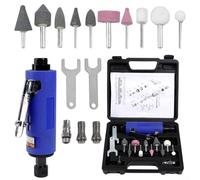 Pumixiy Multi Use Pneumatic Grinder With 3MM And 6MM Chucks, Air Intake Speed Control, And Rear Exhaust For Welding, Grinding, Tire Repair, And Metal Polishing Applications