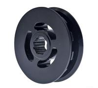 Pumixiy Nylon Chain Tensioner Pulley Guide Wheel for Bikes - 11T 45mm Replacement Part in Black Color