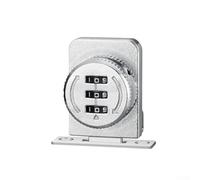 Pumixiy Password Security Having for Glass Display Cabinets Made for Zinc Alloy Compatible Single 58mm Door Thickness in Silver Black Gold Colors of Lock(A Silver)