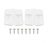 Pumixiy Plastic Cooler Hinge Replacement Set for Coleman Ice Chests - 2x Hinges & 8x Screws, Compatible with Models 5254D, 5255D, 5227B, 5240-52