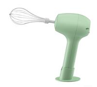Pumixiy Portable Wireless Electric Mixer Featuring Easy Beater Ejection, Stand-Up Design for Baking, Whisking Cream, Eggs and Dough(light green)