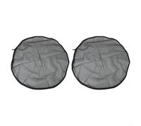 Pumixiy Rain Bucket Net with Cord Rain Bucket Water Bucket Cover, Cover Mesh Net with Drawstring Protective Screen for Water Storage Bucket, Protection Lid Foliage(80 cm)