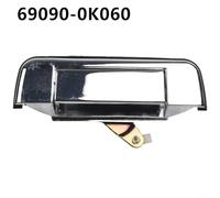 Pumixiy Rear Tailgate Latch Handle for Hilux from 1989 to 2015 Compatible with Models 69090-0k060 69090 to 89101 Direct Fit Replacement Silver Plastic