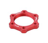 Pumixiy Red, 44mm For Bicycle Brake for Base - Aluminum Alloy Hub Flange Adapter Disc Compatible with Rotary Screw Thread Hubs, Black/Red/Blue/Gold/Green