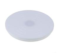 Pumixiy Rotating Revolving Plate Cake Decorating Turntable Stand, Professional Rotating Icing Turntable 360 Degree Revolving Pastry Baking Tool(White)