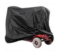 Pumixiy Scooter Cover 210D Oxford Fabric Waterproof Protector For Mobility Aids With Moisture-Guard Vent Foldable Design Easy Clean Storage Bag Included(black 142 * 66 * 91cm)