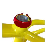 Pumixiy Secure Fit Kids Balance For Bike Seatpost Clamp in Aluminum Alloy for 22.2 mm and 25.4 mm OD Rust Resistant Lightweight Design for Outdoor Use(Red 25.4mm)