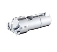 Pumixiy Shower Holder Having Dual Hooks Customizable Chrome Rails Bracket Compatible with Full Round Plated Antislip Ring Plus 1627mm Home for Rotation Plus(Small Hole)
