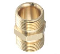 Pumixiy Solid Brass High Pressure Washer Hose Connector,M22 14Mm To 15Mm Male Female Thread Adapter For Garden Cleaning Tool(M22-15)