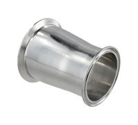Pumixiy Stainless Steel 304 Sanitary Reducer 3 Inch to 3.5 Inch Tri Clamp Pipe Fitting for Food, Pharma, Dairy, and Beverage Processing