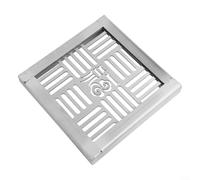 Pumixiy Stainless steel, Drain Grate, Floor Drain Cover Square Grate, Outdoor Drainage Cover Channel Grate Rainwater, For Garden Driveway Multi-Size Options(150 * 150 * 20 * 2mm)