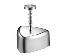 Pumixiy Stainless Steel Onigiri for DIY Sushi, Triangle Rice Ball Maker with Spring Pressure Design, Non- and Lightweight Kitchen Gadget for Home