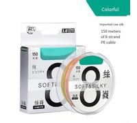 Pumixiy Strong Fishing Line for Big Fish - 8-Strand PE For Line 150m with High Density Weaving and Smooth Coating for Long Casting(Color 1.2)