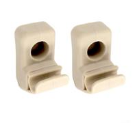 Pumixiy Sun Visor Bracket Mount Support Clip Interior Holder 735411088 For Fiat Grande Punto Beige ABS Material Car Interior Replacement Parts 2 Pack