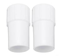 Pumixiy Swimming Pool Vacuum Hose Cuffs 1.5 Inch Plastic Screw Fitting, Pack of 2 Connectors Compatible with Standard Suction Hose for Skimmer or Automatic Pool Cleaner