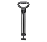 Pumixiy Telescoping Pull Handle Replacement for Camping Trolley Wagon Retractable 21.3 to 31.1 in 6.7 in Handle Width Compatible with Square Frame Half-folded Wagons