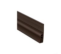 Pumixiy TPE Door Bottom Windproof Strip 100cm Sealing Substance Soundproof in Baffle Thermal Insulation Draft Excluder for UK Doors Air Multiple Colors(Brown)