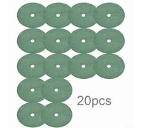 Pumixiy Tree Mulch Mat 20 Pieces Non-Woven Fabric Grass Control Ring Breathable Plant Cover Weed-Barrier For Garden Trees Root Protection(15cm)