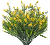Pumixiy UV Protected Artificial Herbs 39cm Long Stems No Fading Color