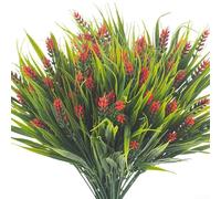Pumixiy UV Protected Artificial Herbs 39cm Long Stems No Fading Color