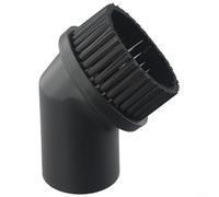 Pumixiy Vacuum Cleaner Attachment Round Brush Head Floor Cleaning Tool Compatible With Industrial Vacuum 30L 50L 60L 70L 80L 90L Interface Diameter 44mm Black PP Material