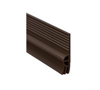 Pumixiy Windproof Door Simple Seal Strip Installation of TPE Medium with Antiair Leak Style 3layer Sealing Insulation for Sound Technology Bottom Made(Brown)