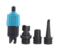 Pump Adapter Inflatable Air Valve Adaptor with 3 Air Faucets for Paddle Board Canoe Assault Boat Inflatable Equipment Made of Nylon Alloy Rubber Size 3.4x7.1cm