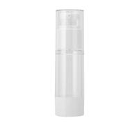 Pump Bottle Portable Transparent Lotion Container Refillable Cream Dispenser Travel Pump Bottle for Traveling (30ml)