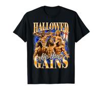 Pump Cover Fitness Jesus God Christian Hallowed Be Gains T-Shirt